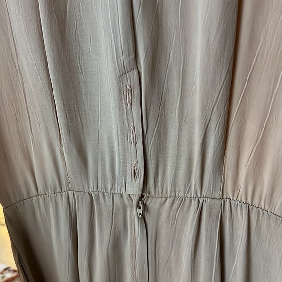 40’s STYLE DRESS Vintage Y2K Very Chic & Classy Tan - Picture 12 of 17
